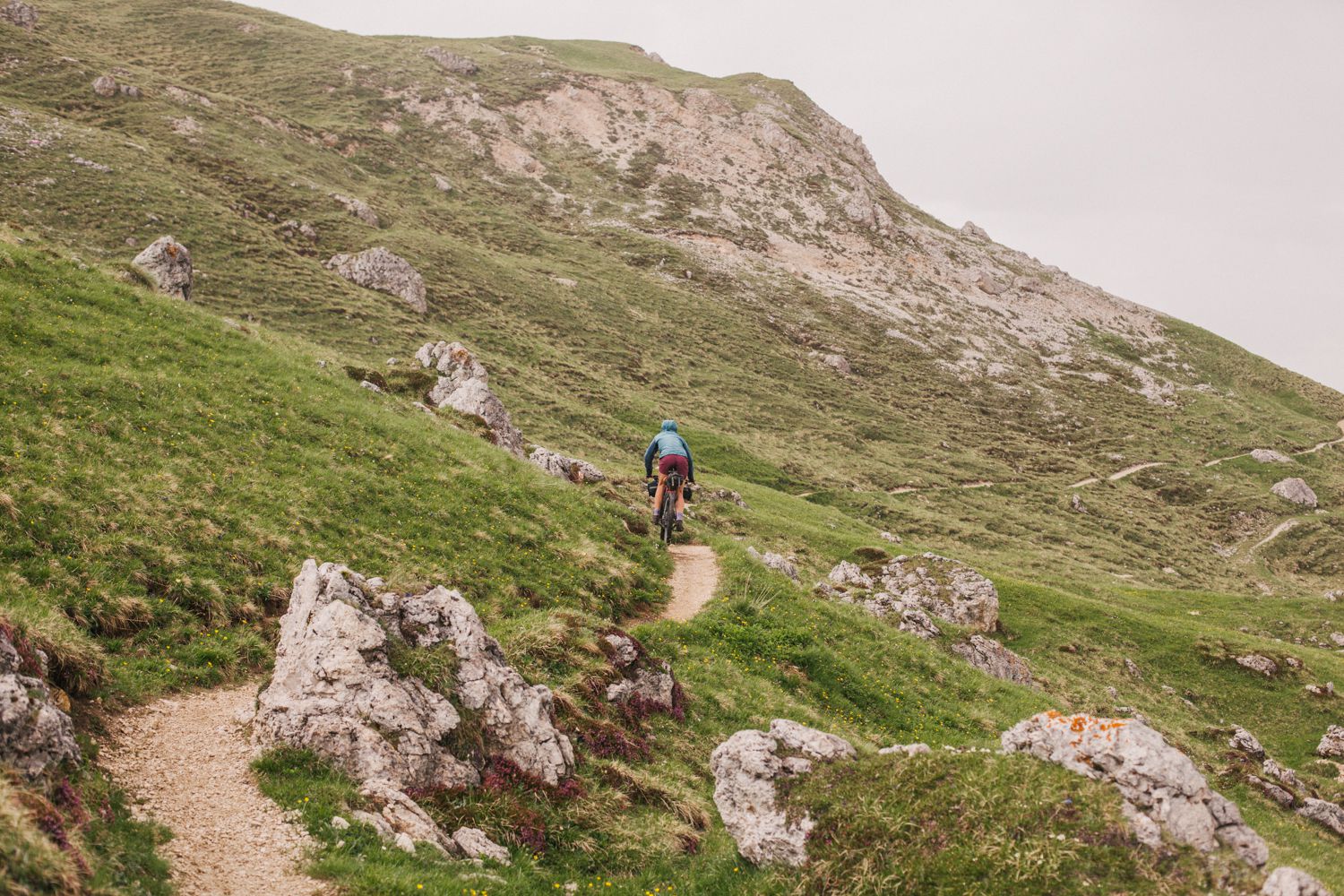 V italijanskih Dolomitih na trasi Trans-Dolomiti