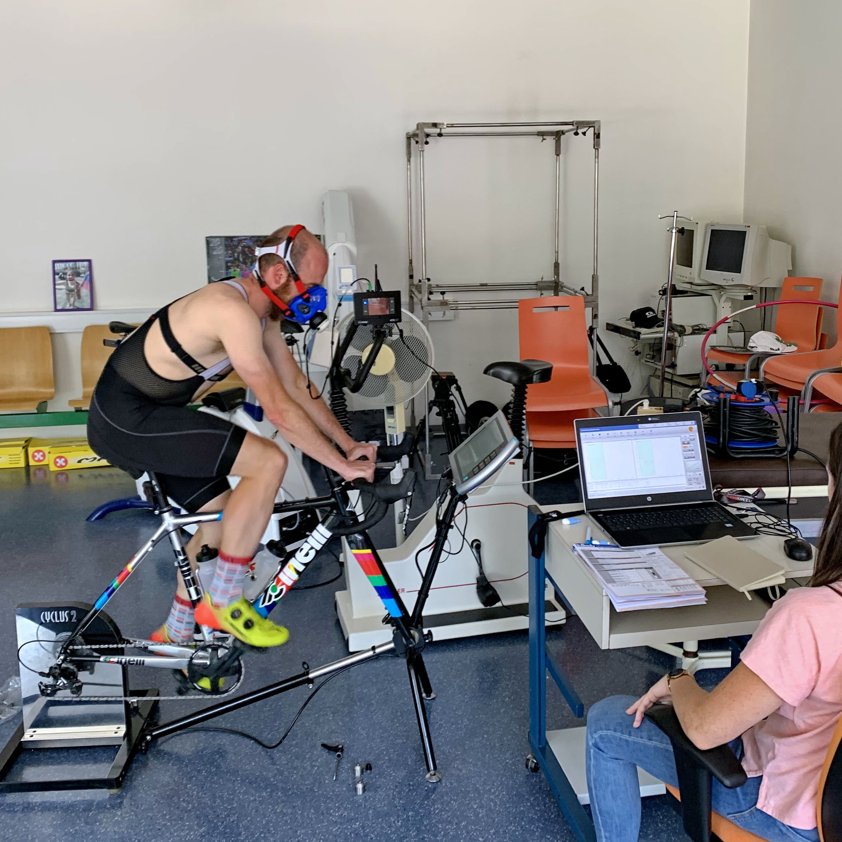 Obremenitveni test bomo izvedli pred in po vsaki fazi.