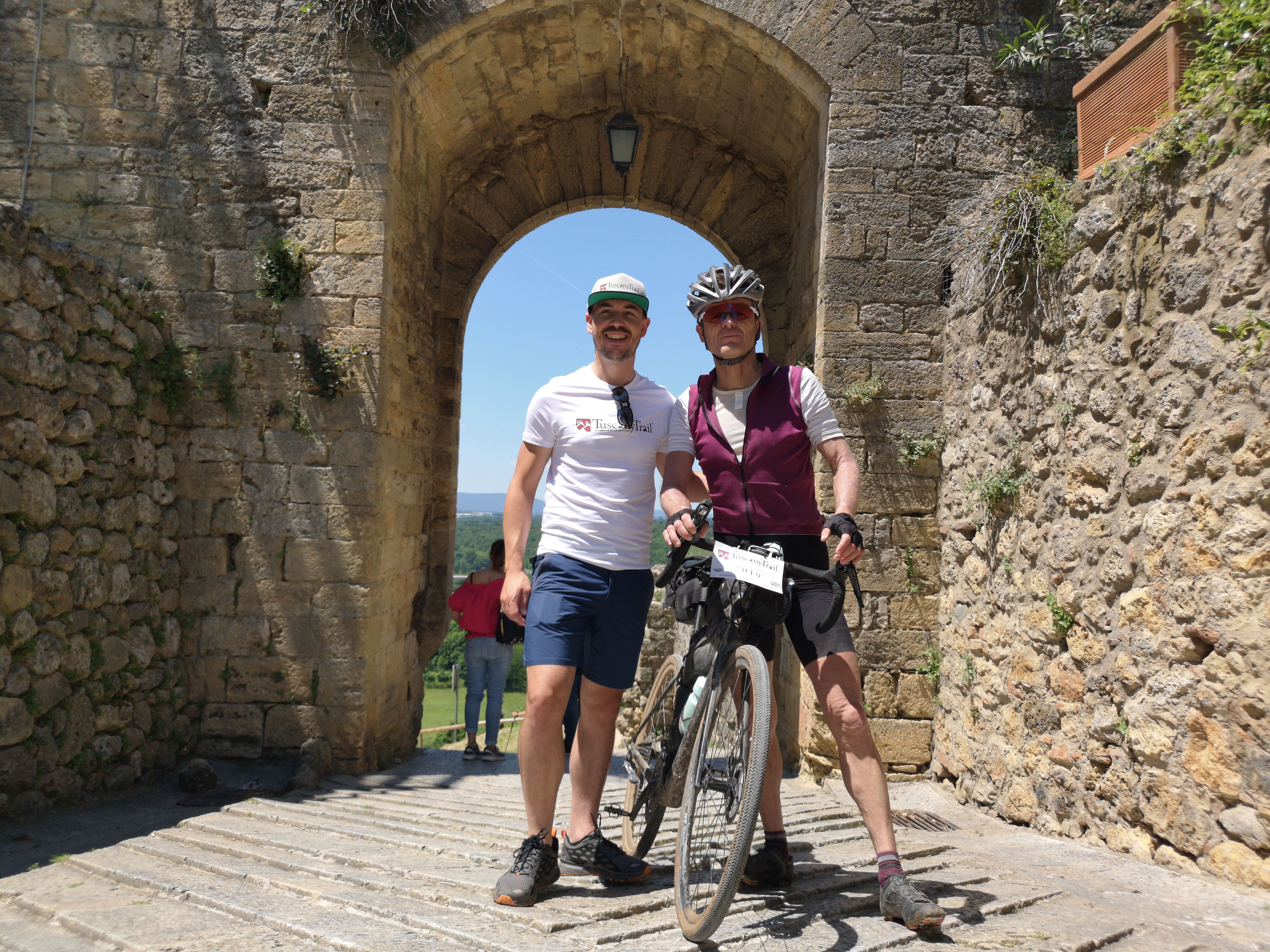 Med Tuscany Trailom z organizatorjem Andreo Borchijem